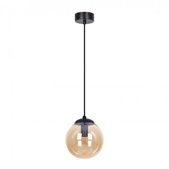 Lampa wisząca kula pojedyncza DELTA czarna 1xE14 K-5160 KAJA
