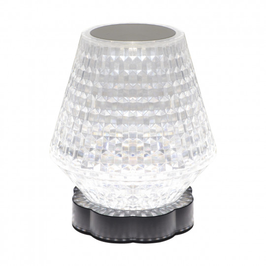 Lampka stołowa nocna glamour kryształek ABI LED CRYSTAL 0,7W WW CW 04403 STRUHM
