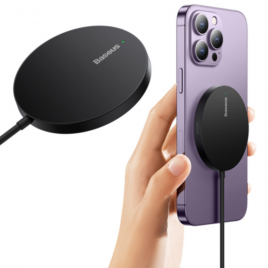 Ładowarka indukcyjna bezprzewodowa MagSafe do Iphone CCJJ040001 15W BASEUS