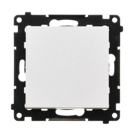 Simon55 Łącznik krzyżowy bez piktogramu 10AX biały mat TW7.01/X/111