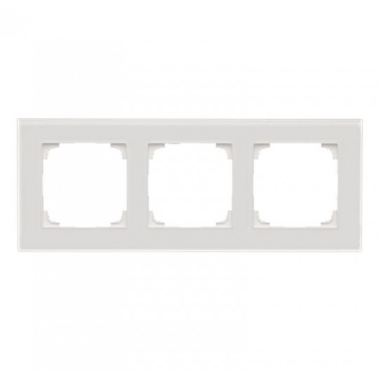 Simon55 Nature Ramka 3-krotna szklana szkło mrożone TRN3/170