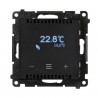Simon55 Termostat programowalny z wyświetlaczem Wi-Fi czarny mat TETD2W.01/149