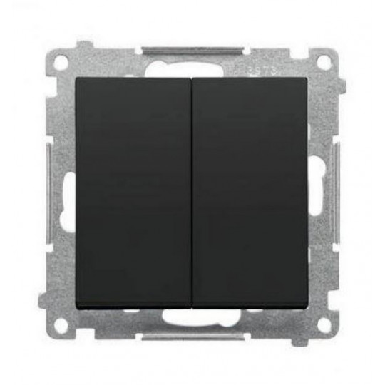 Simon55 Łącznik świecznikowy 10AX czarny mat TW5.01/149