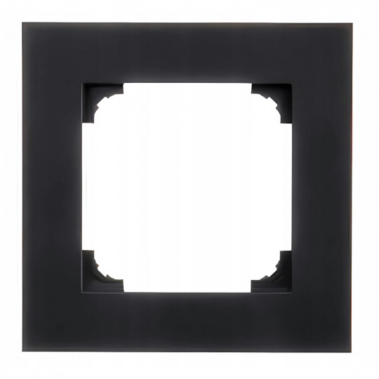 Simon55 Ramka 1-krotna czarny mat TR1/149