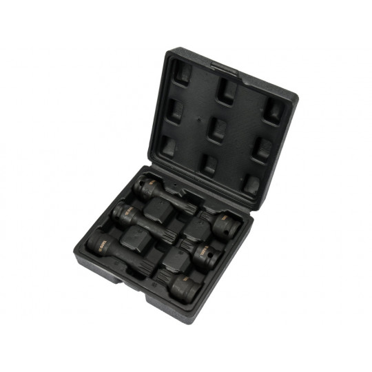 Zestaw kluczy udarowych trzpieniowych SPLINE 1/2" YT-10652 YATO