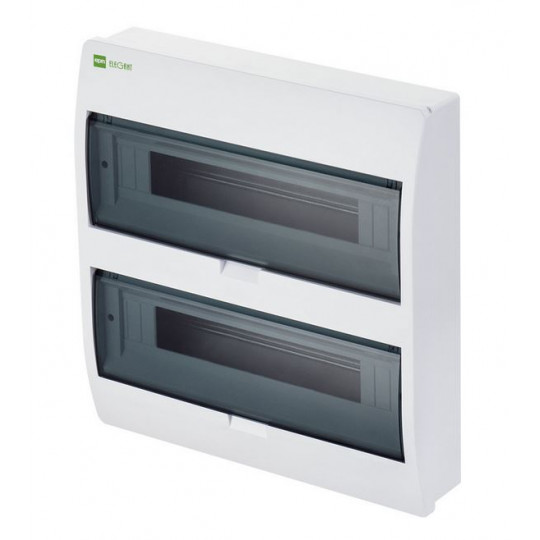 Rozdzielnica modułowa Elegant 2x18 natynkowa IP40 2/36 N+PE 2407‑01 ELEKTRO-PLAST