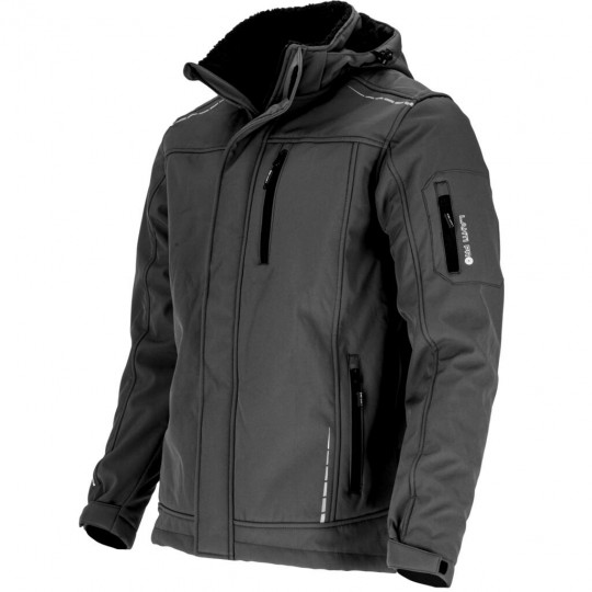 Kurtka robocza ocieplana jesień zima shoft-shell z kapturem rozmiar XL L4095104 LAHTI PRO