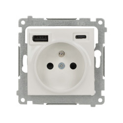 Simon54 Gniazdo z ładowarką...