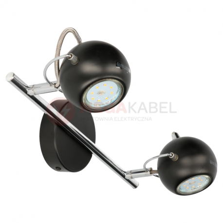 Wall lamp K-8002-2 BK black 2xGU10 3W Kaja