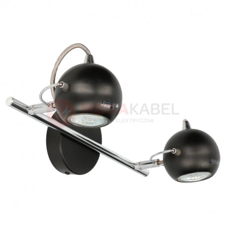 Wall lamp K-8002-2 BK black 2xGU10 3W Kaja