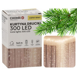 Lampki kurtyna świetlna...