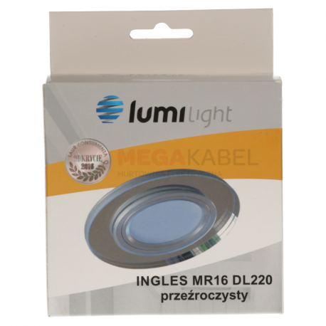 INGLES ceiling light translucent. LL3197 round glass