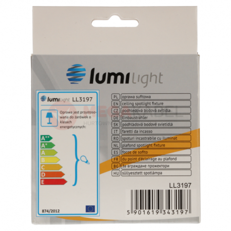 INGLES ceiling light translucent. LL3197 round glass