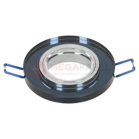 INGLES black glass round ceiling light LL3203