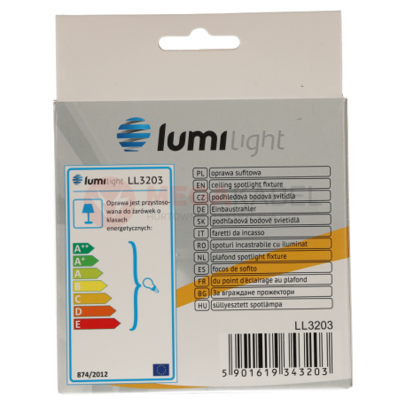 INGLES black glass round ceiling light LL3203