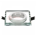 Ceiling luminaire. CT-7003-CR GU10 translucent glass Eko