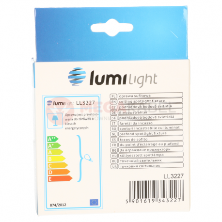 INGLES ceiling light glass black square. LL3227