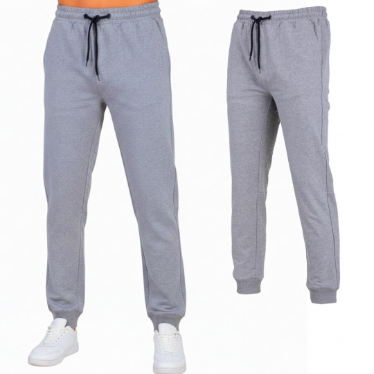 Spodnie dresowe robocze ze ściągaczami szare rozmiar XL L4053004 LAHTI PRO