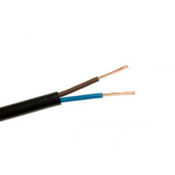 OMY flat cable 2x0.75 black