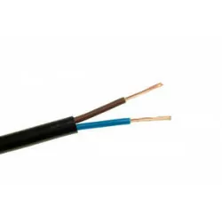 OMY flat cable 2x0.75 black