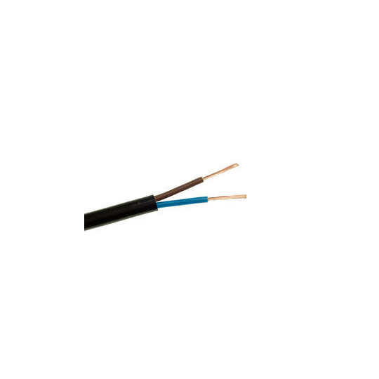 OMY flat cable 2x0.75 black