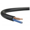 OMY round cable 2x0,75 black