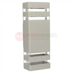 Lampa kinkiet elewacyjny INEZ DUO grey 2xGU10 JVD