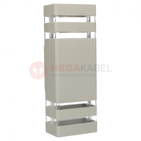 INEZ DUO grey 2xGU10 JVD façade wall lamp