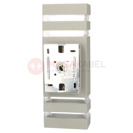 Lampa kinkiet elewacyjny INEZ DUO grey 2xGU10 JVD