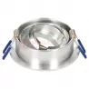 EKO-RAY round silver ceiling mesh