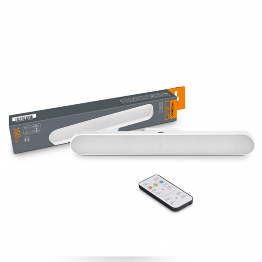 Lampa LED bezprzewodowa akumulatorowa pilot 1,8W CCT 120° 2200mAh biała VIDLAT0120 VIDEX