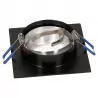 Ceiling pendant KARO black brushed square LUMILIGHT