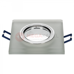 INGLES frosted glass square ceiling light LL3746