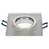 LUMILIGHT INGLES frosted glass square ceiling light