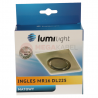 LUMILIGHT INGLES frosted glass square ceiling light
