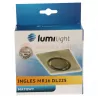 LUMILIGHT INGLES frosted glass square ceiling light