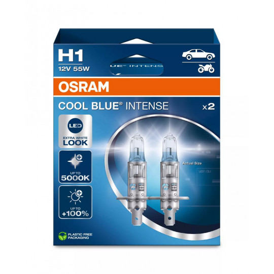 Żarówka samochodowa H1 12V 55W Cool Blue Intense NG 2 sztuki OSRAM