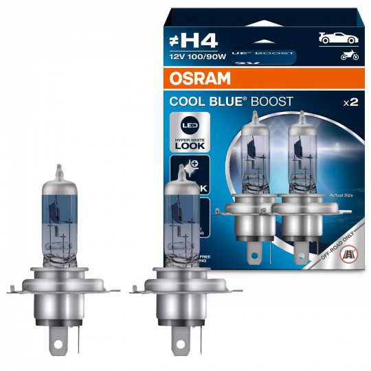 Żarówka samochodowa H4 12V 100W Cool Blue BOOST OFF-ROAD 2 sztuki OSRAM
