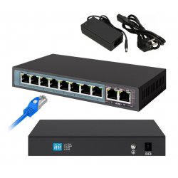 Switch PoE 8x 100Mb/s...