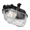 Lampa hermetyczna oprawa kanałowa BODRUM 1xE27 IP54 klosz szklany stalowa osłona czarna