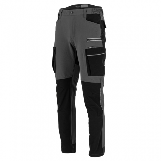 Spodnie robocze męskie do pasa Slim Fit szare rozmiar M L4055402 LAHTI PRO