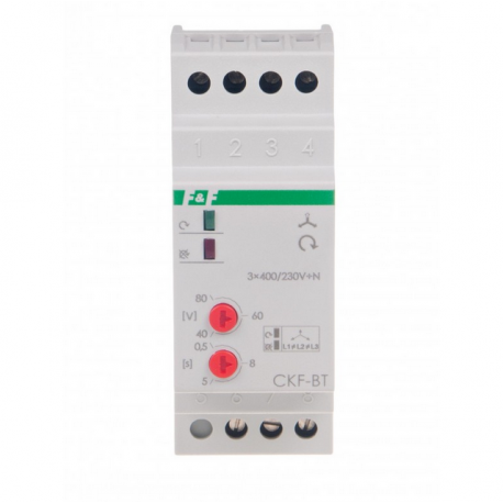 Czujnik kolejności zaniku i astmetri faz CKF-BT F&F