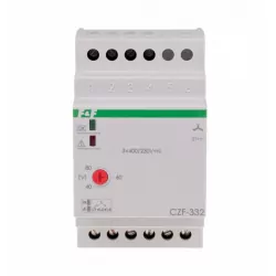 Czujnik zaniku i asymetrii faz z kontrolą styków CZF-332 F&F