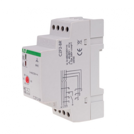 Phase loss sensor with contact control 10A CZF2-BR