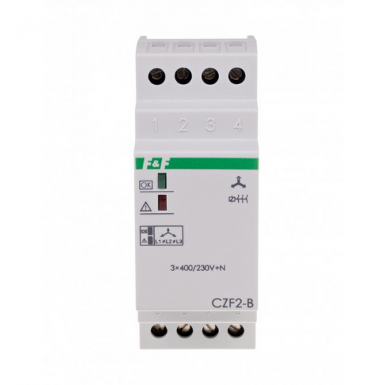 Phase loss and asymmetry sensor with contact control 10A CZF-2B