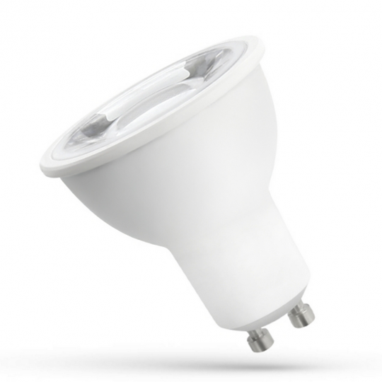 Żarówka LED GU10 4W wąski kąt 55° neutralna barwa NW WOJ+14090_55ST SPECTRUM