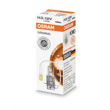 H3 12V 55W Original PK22s 453 OSRAM bulb.