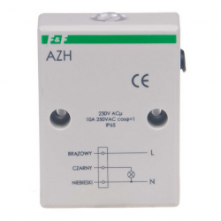 AZH IP65 10A/230V automatic twilight switch F&F