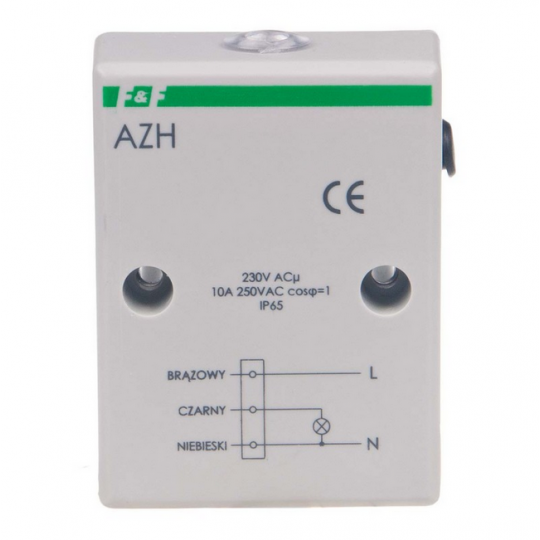 Automat zmierzchowy AZH IP65 10A/230V F&F