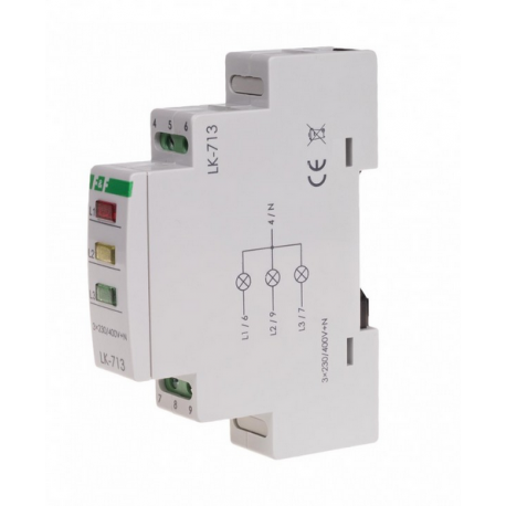Lampka Sygnalizacyjna 3-kolory LK-713K F&F